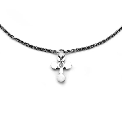 Chrome Hearts Paperchain Necklace With Dagger Pendant